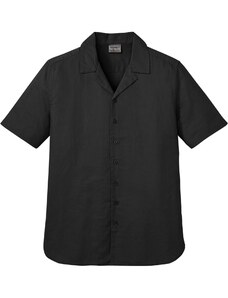 bonprix Košeľa s krátkym rukávom, farba čierna