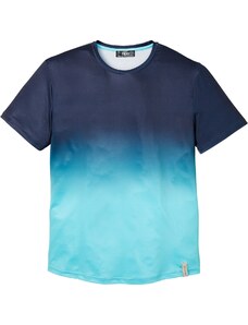 bonprix Funkčné tričko s farebným prielivom, farba modrá