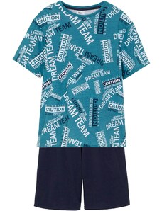 bonprix Krátke pyžamo (2-dielne), farba modrá, rozm. 176/182
