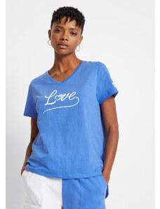 bonprix Tričko s potlačou, farba modrá