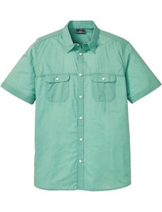 bonprix Ľahká košeľa s krátkym rukávom, farba zelená