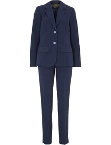 bonprix Nohavicový oblek, 2-dielny, farba modrá, rozm. 36