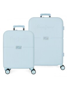 JOUMMA BAGS Sada luxusných ABS cestovných kufrov 70cm/55cm PEPE JEANS ACCENT Azul, 7699534