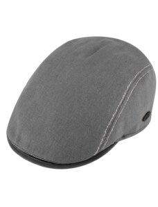 Fiebig - Headwear since 1903 Bekovka driver cap od Fiebig bavlna - šedý kanvas