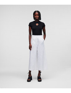 NOHAVICE KARL LAGERFELD BRODERIE ANGLAISE CULOTTES