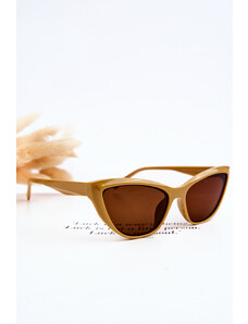 Kesi Fashion Sunglasses Cat Eye V090169 Dark Beige
