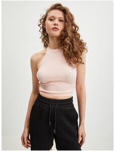 Light pink women's top with lace Guess Sealm - Women