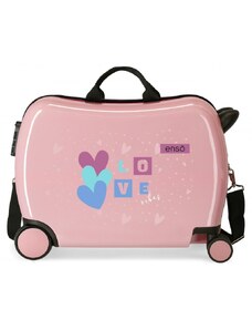 JOUMMA BAGS Detský cestovný kufor na kolieskach / odrážadlo ENSO Love Vibes, 34L, 9459821
