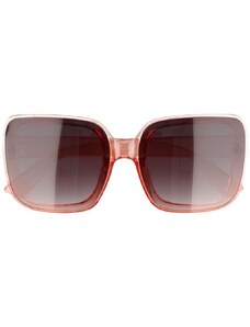 Sunmania Červené oversized slnečné okuliare „Juliet"