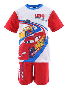 Chlapčenské pyžamo DISNEY CARS FULL SPEED červené
