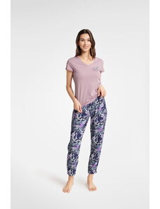 Henderson Ladies Dámske pyžamo Bluebird 40622-45X fialové, Farba fialová