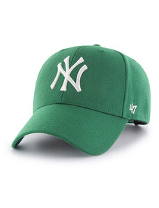 47 Brand Zelená šiltovka New York Yankees s bielym logom