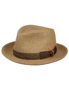 Slamený crushable (nekrčivý) letný klobúk Fedora - Mayser Samuel
