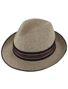 Fiebig - Headwear since 1903 Letný béžový fedora klobúk od Fiebig - Traveller Melange