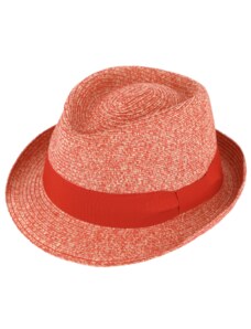 Fiebig - Headwear since 1903 Letný červený klobúk Trilby od Fiebig - Trilby Melange