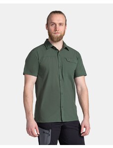 Pánska technická košeľa Kilpi BOMBAY-M tmavo zelená