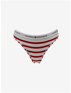 Red-white ladies striped thongs Tommy Hilfiger - Ladies