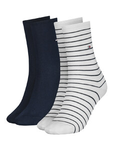 TOMMY HILFIGER - 2PACK small stripe color ponožky