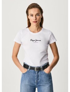Dámske tričko New Virginia 1/2 - Pepe Jeans - biela - PEPE JEANS