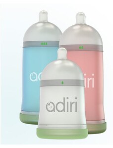 Dojčenská fľaša ADIRI 0 - 3 mesiace biela