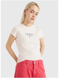 Tommy Hilfiger Light pink Women's T-Shirt Tommy Jeans Essential - Women