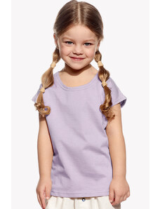 Dievčenské tričko nepískacie, farba orgovánová, veľkosť 86
