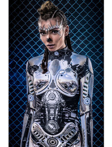 Cosplay kostým overal Robot Humanoid 3D N21405