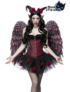 Vierohodný strašidelný kostým Rose Devil s krídlami 80175