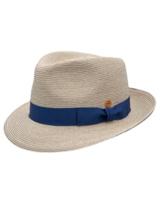 Béžový crushable (nekrčivý) letný klobúk Trilby - Mayser Maleo, UV faktor 80