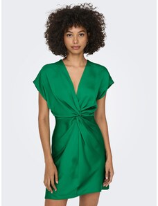 Jacqueline de Yong JDY dámské saténové mini šaty Urba zelené