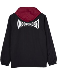 independent Pánska bunda span hooded windbreaker black