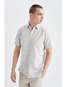 DEFACTO Regular Fit Short Sleeve One Side Pocket Shirt