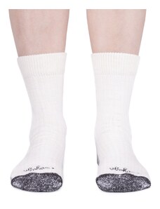 Vlnka Ovčie ponožky Merino so zdravotným lemom 3 páry krémová