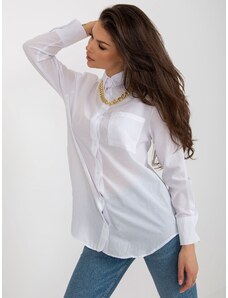 BASIC Biela dámska košeľa -TO-KS-7183.08P-white