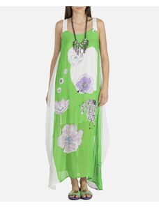 Dámske šaty Elisa Cavaletti zelené s potlačou