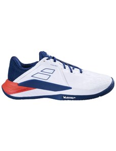 Babolat Propulse Fury 3 Men's All Court Men White/Estate Blue EUR 45 Tennis Shoes
