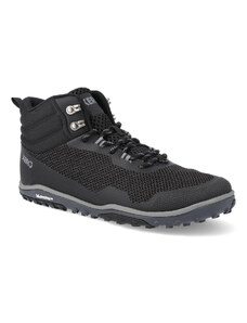 Barefoot outdoorová obuv s membránou Xero shoes - Scrambler Mid Black M vegan čierne