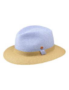 Luxusný nekrčivý dvojfarebný klobúk Fedora - ručne šitý - Mayser Mathis
