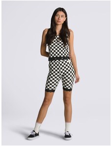 Black & White Checkered Short Leggings VANS - Ladies