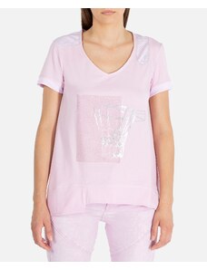 Dámske tričko Elisa Cavaletti ružové s flitrami