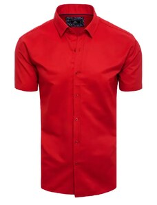 Dstreet Trendová košeľa v červenom prevedení