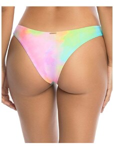Relleciga Viacfarebné plavkové nohavičky brazílskeho strihu Cheeky Brazilian Cut Bikini Splash