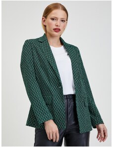 Orsay Dark Green Ladies Patterned Jacket - Women