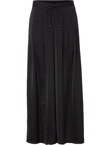 bonprix Nohavicová sukňa, saténová, farba čierna