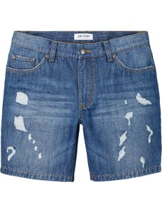 bonprix Džínsové šortky, dlhé, Loose Fit, farba modrá