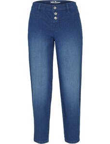bonprix Mom-džínsy, strečové, 7/8-dĺžka, farba modrá, rozm. 40