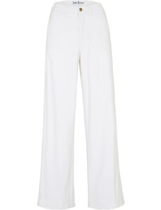 bonprix Strečové džínsy, Wide Fit, farba biela