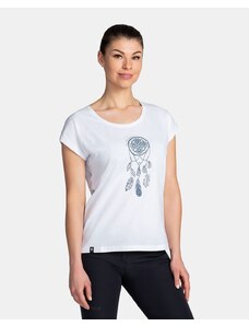 Dámske bavlnené tričko Kilpi ROANE-W biela