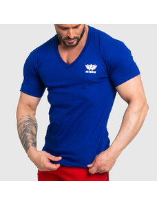 Pánske fitness tričko Iron Aesthetics Original V, modré