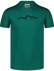 Nordblanc Zelené pánske tričko z organickej bavlny PINNACLE